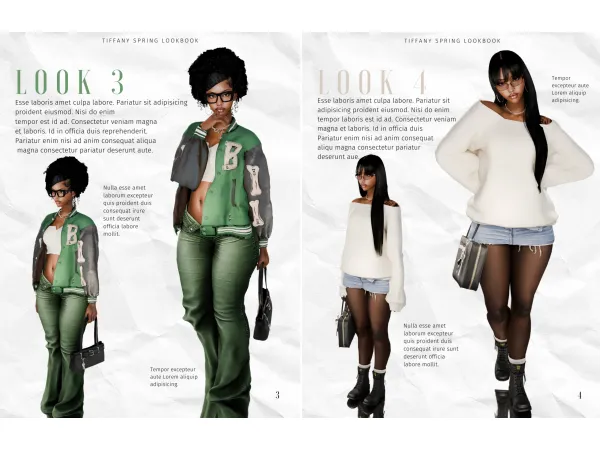 Alpha tiffany spring lookbook 3 4 by simsfinds - The Sims 4 Custom Content