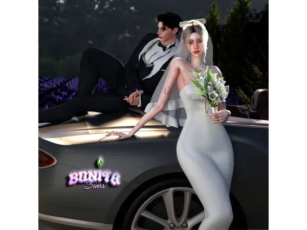 Mix [BNTS] Newlyweds by BonitaSims - The Sims 4 Custom Content