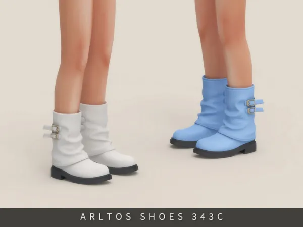 Maxis Match Western boots Child by Arltos - The Sims 4 Custom Content