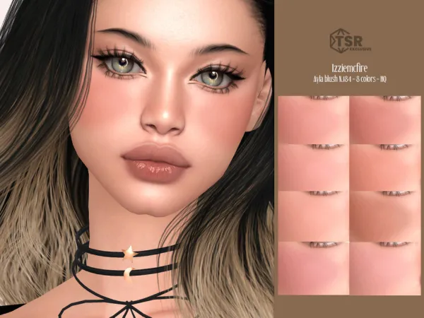 Alpha IMF Ayla Blush N184 by IzzieMcFire - The Sims 4 Custom Content