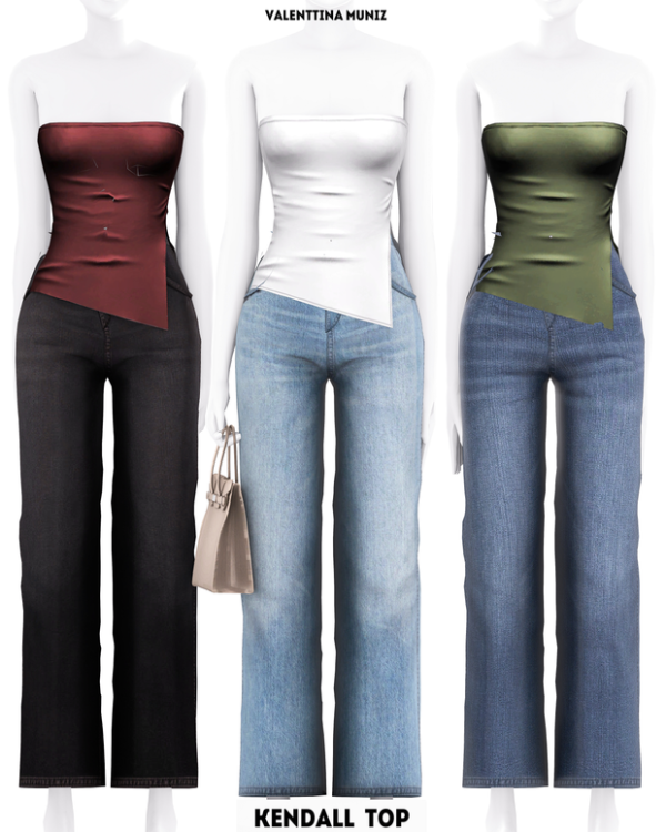 Alpha Kendall Top Valenttina Muniz by valentinamuniz - The Sims 4 Custom Content
