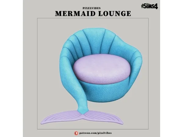 Alpha Mermaid Lounge - The Sims 4 Custom Content