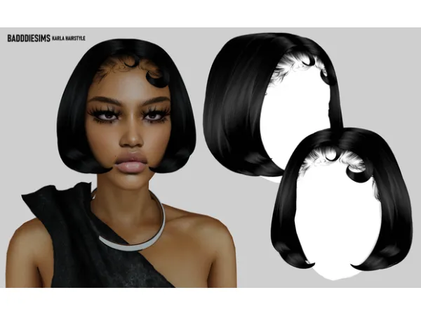 KARLA HAIRSTYLE by BadddieSims