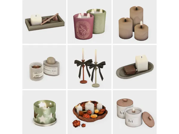 Maxis Match more of my favorite candles sims 4 finds by boujeesimss - The Sims 4 Custom Content