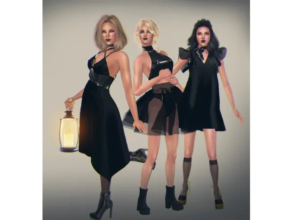 Outfits for Witches by sonechko - The Sims 2 Custom Content