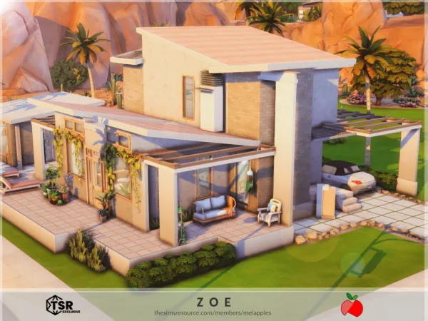 Maxis Match Zoe no by melapples - The Sims 4 Custom Content