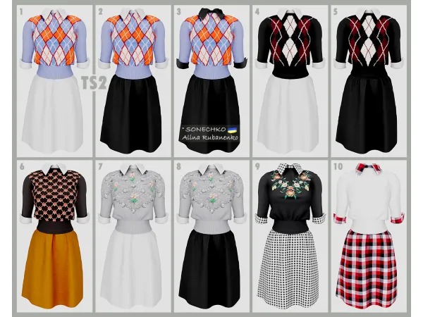 Ready for School AFTF by sonechko - The Sims 2 Custom Content