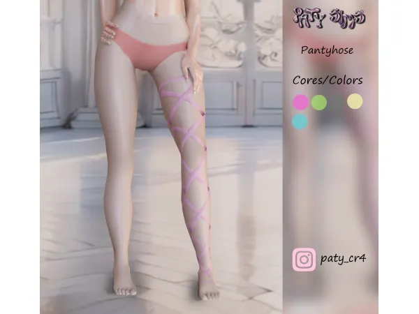 Alpha Meia Cetim - The Sims 4 Custom Content