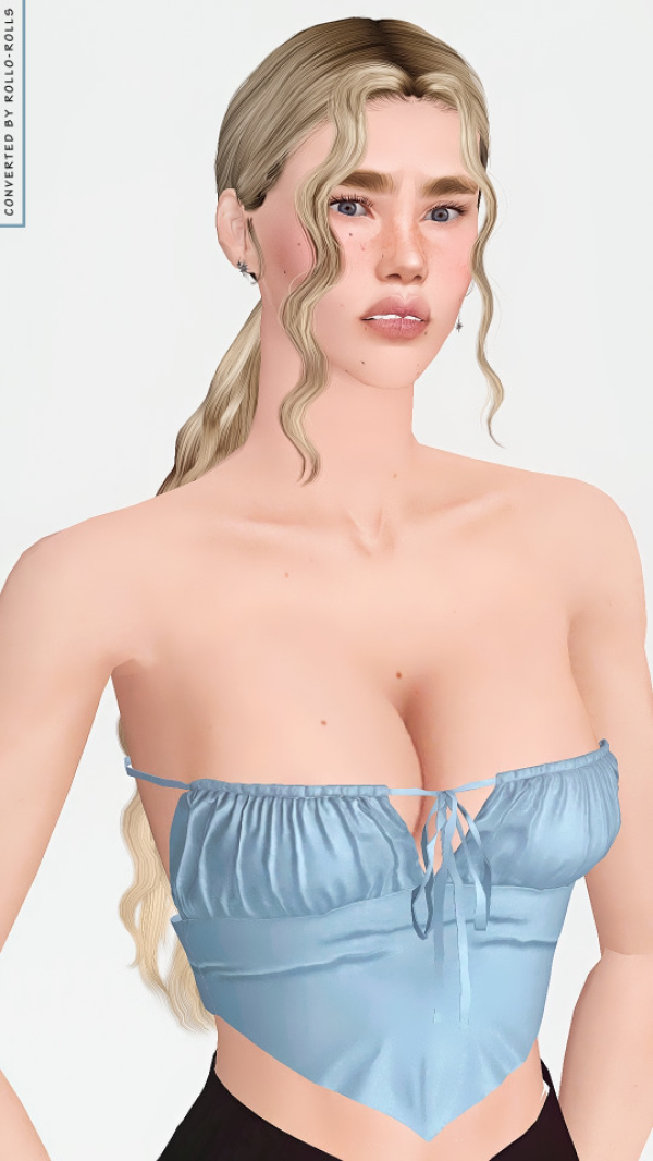 SonyaSims Marilac Hairstyle 4t3 rolls by simsfinds - The Sims 3 Custom Content