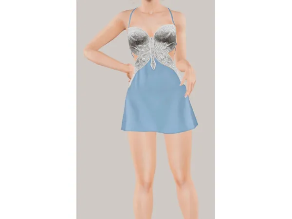 Belaloallure Genesis And Varina Dress_4t3 by rosegoldplumbob - The Sims 3 Custom Content