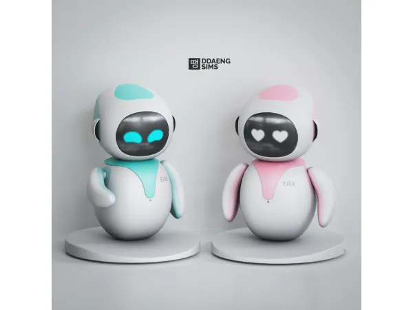 Alpha Eilik Robot (Speaker) by ddaengsims - The Sims 4 Custom Content