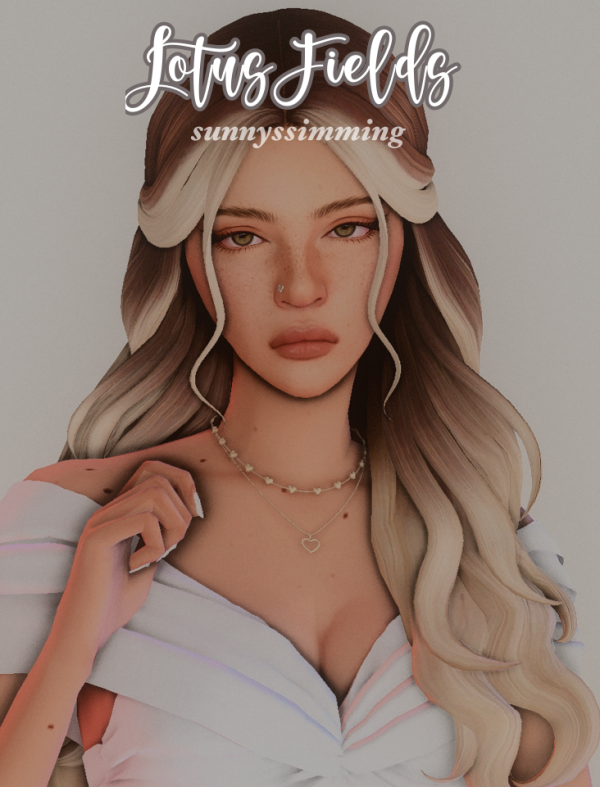 Maxis Match Lotus Fields by simsfinds - The Sims 4 Custom Content