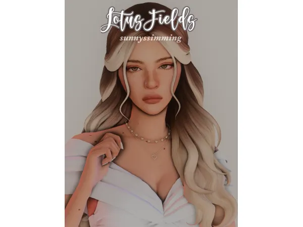 Maxis Match Lotus Fields by sunnyssimming - The Sims 4 Custom Content