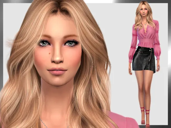 Alpha Blake Lively by DarkWave14 - The Sims 4 Custom Content