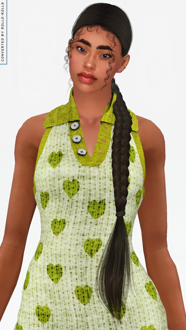 LEXEL Heat Hairstyle 4t3 rolls by simsfinds - The Sims 3 Custom Content