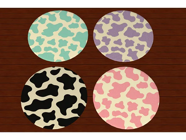 nerineyu2019s Moo Rug on the Ikea PS Mesh by creesims - The Sims 2 Custom Content