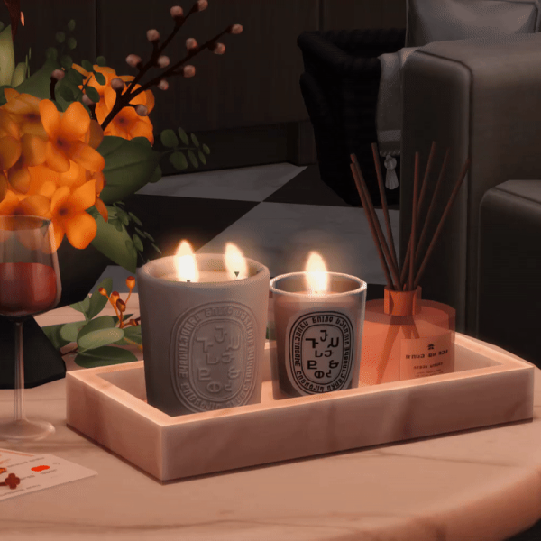 Maxis Match CeliaCytus Diptyque Classic Candle by simsfinds - The Sims 4 Custom Content