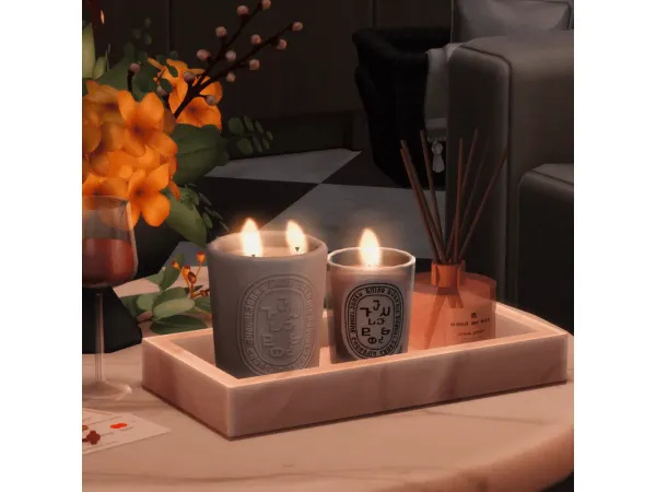 Maxis Match CeliaCytus Diptyque Classic Candle - The Sims 4 Custom Content