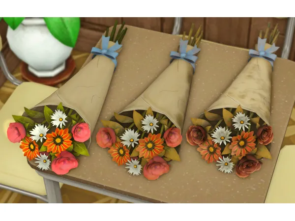 Maxis Match Ellemant ConStages Bouquet - The Sims 4 Custom Content