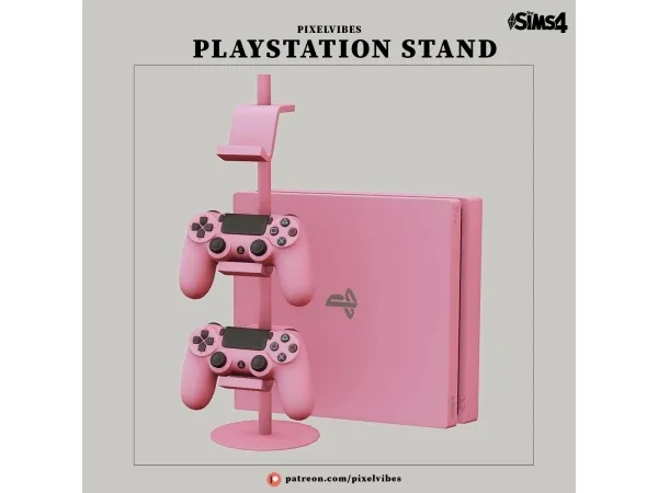 Alpha Playstation Stand - The Sims 4 Custom Content