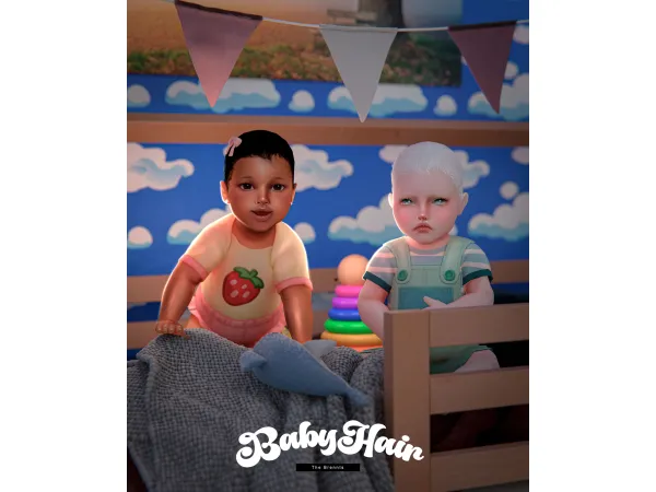 Alpha [TheBrennts] Baby Hair - The Sims 4 Custom Content