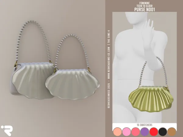 Alpha PURSE N001 - The Sims 4 Custom Content