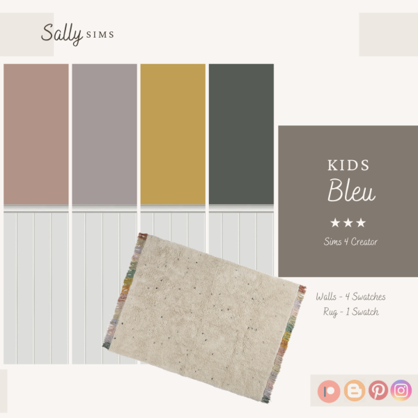 Alpha Kids BLEU by sally4sims - The Sims 4 Custom Content