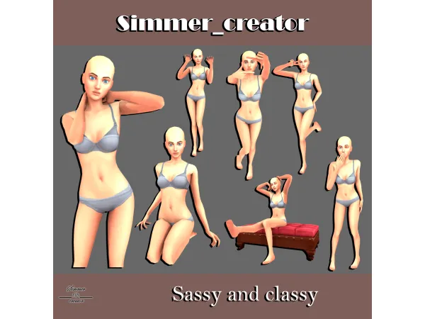 Mix Sassy and classy by Meow_creator - The Sims 4 Custom Content