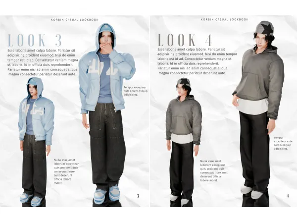 korbin casual lookbook 3 & 4 by ch3rrysimss
