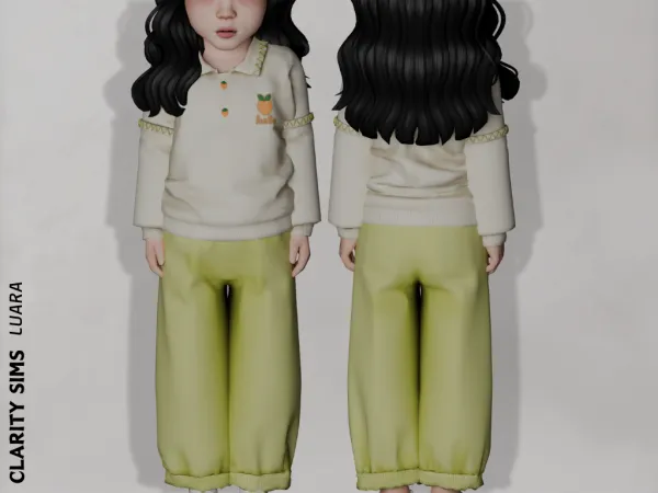 Alpha Luara Sweater Toddler - The Sims 4 Custom Content