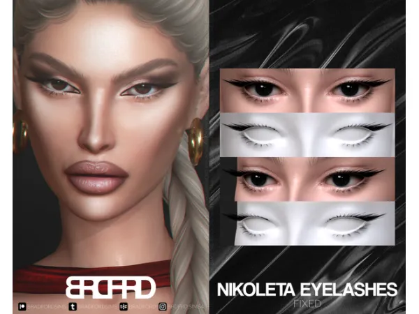 NIKOLETA 3D EYELASHES by bradfordsims