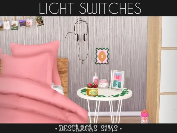 Alpha Light Switches - The Sims 4 Custom Content