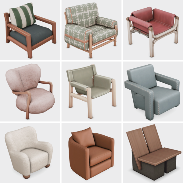 Maxis Match my favorite armchairs sims 4 finds by simsfinds - The Sims 4 Custom Content