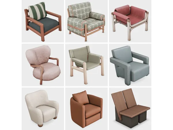 Maxis Match my favorite armchairs sims 4 finds by boujeesimss - The Sims 4 Custom Content