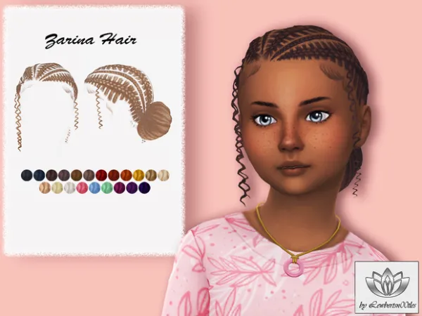 Maxis Match Zarina Hair by simsfinds - The Sims 4 Custom Content