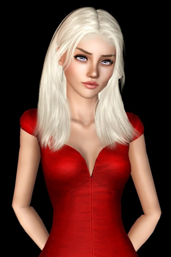 Wings ES0920 Simple And Clean Straight Hair 4t3 Conversion by simsfinds - The Sims 3 Custom Content