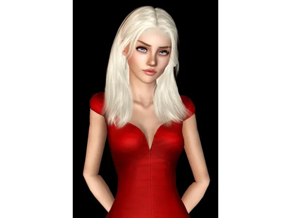 Wings ES0920 Simple And Clean Straight Hair 4t3 Conversion by melsts3cc - The Sims 3 Custom Content