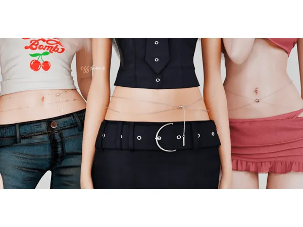 [EGGSIMS] waist chain 06