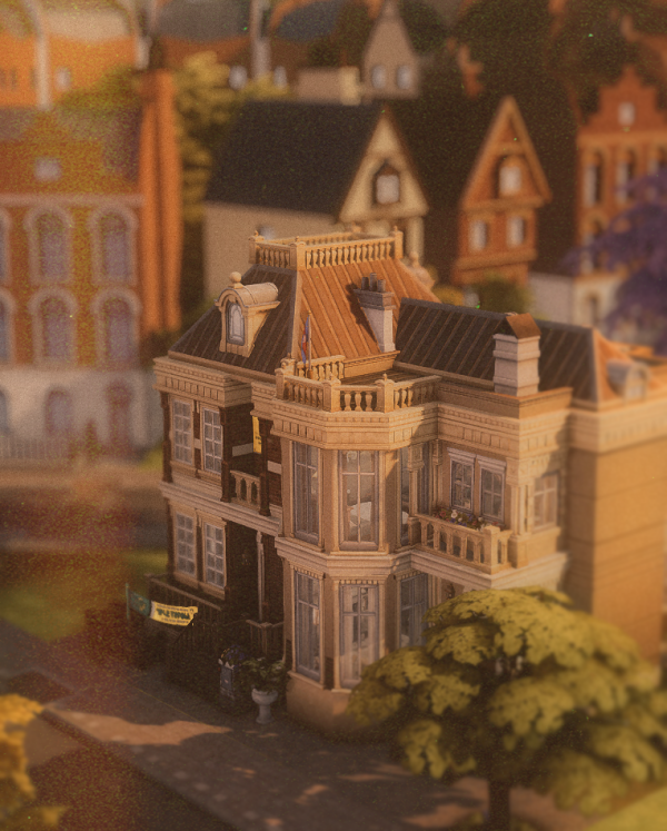 Maxis Match A home for students in Britechester by simsfinds - The Sims 4 Custom Content