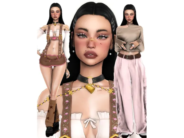 Mix karen hills by deepmoon - The Sims 4 Custom Content