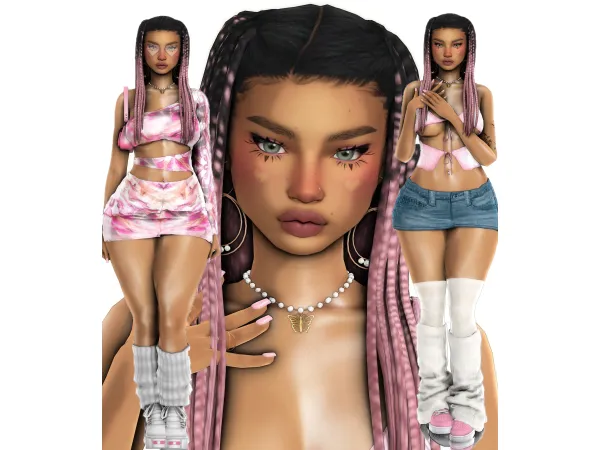 Mix brittney by deepmoon - The Sims 4 Custom Content