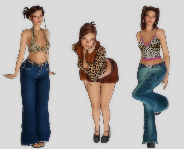 Maxis Match Y2K Vibes by simsfinds - The Sims 4 Custom Content