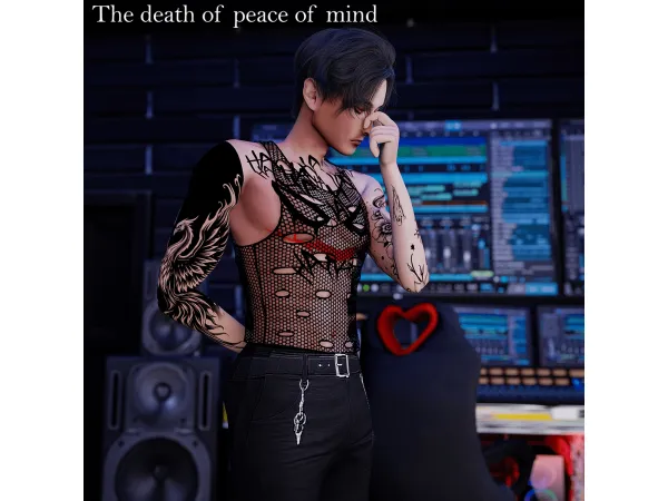 Mix The death of peace of mind by Meow_creator - The Sims 4 Custom Content