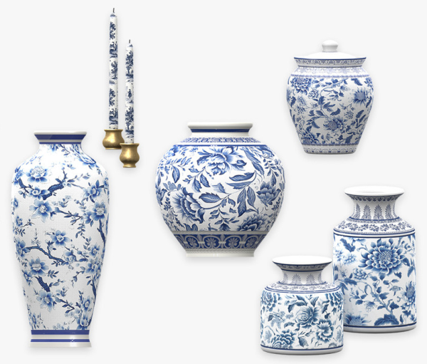 4T2 KHD Toile Porcelain by simsfinds - The Sims 2 Custom Content