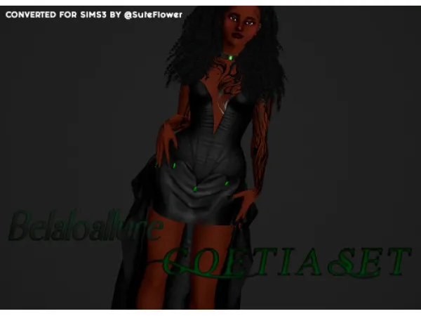 4TO3 Belaloallure GoetiaSet by suteflower - The Sims 3 Custom Content