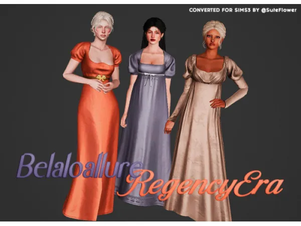 4TO3 Belaloallure RegencyEra RegencyEra by 4TO3 Belaloallure - The Sims 3 Custom Content