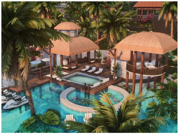 Maxis Match MM New Ohan'ali Beach by Merin_Martini - The Sims 4 Custom Content