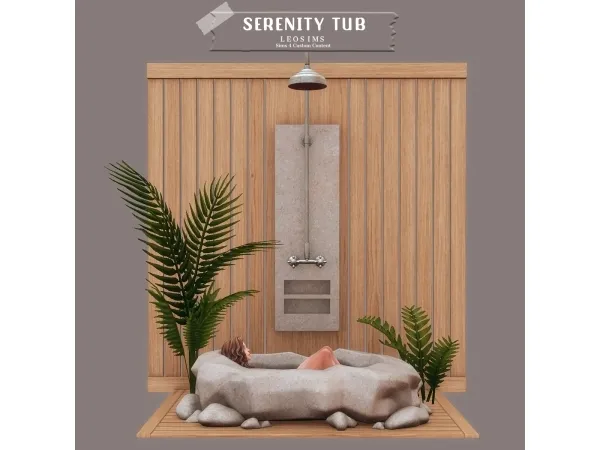 Mix Serenity Tub - The Sims 4 Custom Content