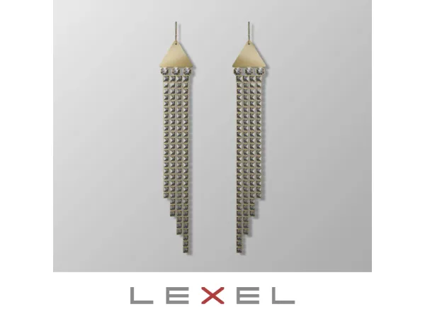 Alpha LEXEL Excite ( earrings ) - The Sims 4 Custom Content