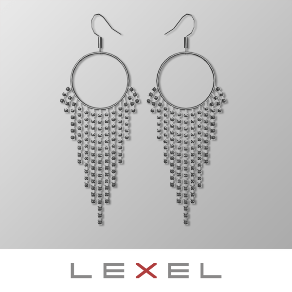 Alpha LEXEL Starfall (earrings) by lexel - The Sims 4 Custom Content